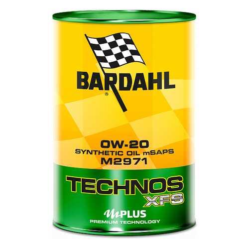 Моторное масло BARDAHL 0W20 C5/SN/MB229,71 C60 TECHNOS XFS M2971 1л API