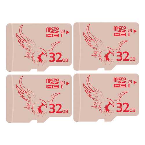 Карта памяти Braveeagle Class 10 microSDHC U3 32ГБ 4 шт
