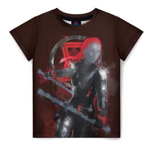 Детская футболка ВсеМайки 3D Black Widow, размер 122