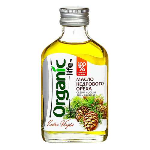 Масло кедровое Organic Life пищевое нерафинированное 500 мл