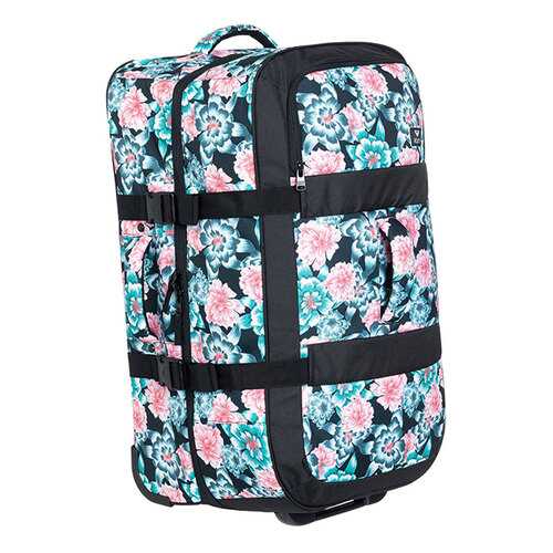 Чемодан Roxy ERJBL03169 anthracite s crystal flowers L