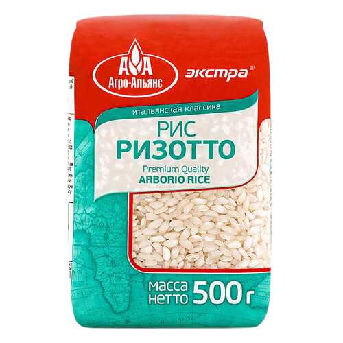 Рис Агро-Альянс ризотто экстра 500 г