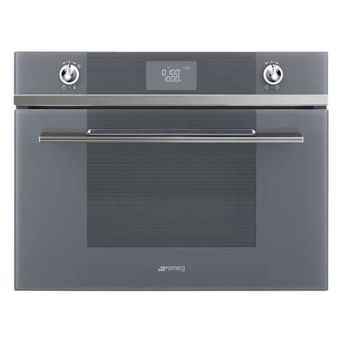 Встраиваемая микроволновая печь с грилем Smeg Linea SF4102MS