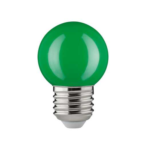 Лампа LED Tropfen 2W E27 230V Grun schlagfest 28531