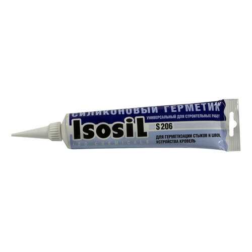 Герметик силиконовый Isosil S206, белый, 115 мл