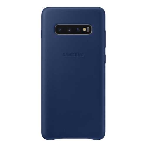 Чехол Samsung Leather Cover для Galaxy S10 Plus Dark Blue
