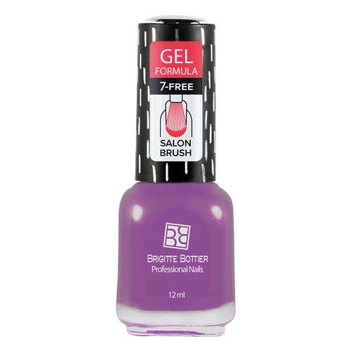 Лак с гелевым эффектом Brigitte Bottier Gel Formula тон 03 сиреневый, 12 мл