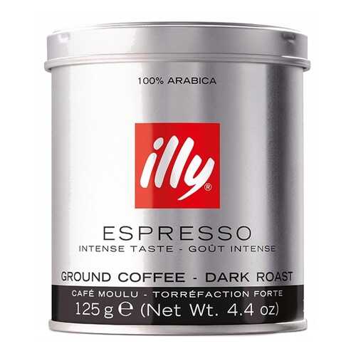 Кофе молотый Illy темной обжарки 125 г