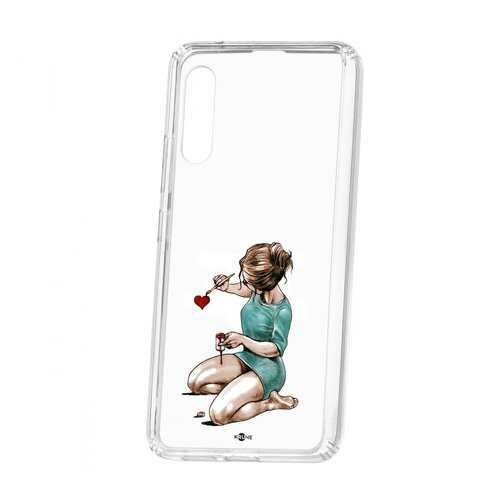 Чехол Kruche Samsung Galaxy A90 5G Print Рисуя любовь