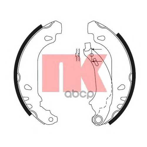 Комплект тормозных колодок Nk 2737636