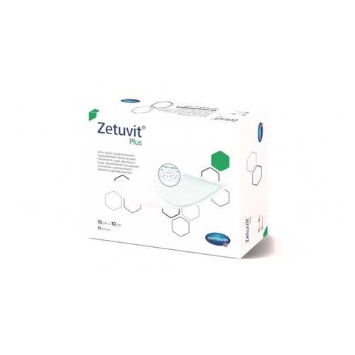 Повязка Zetuvit plus сорбционная стерильная с повышенной впитываемостью 10 х 10 см 10 шт.