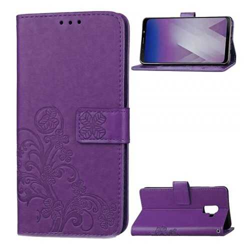 Чехол Epik Four-leaf Clover для Samsung A530 Galaxy A8 (2018) Purple