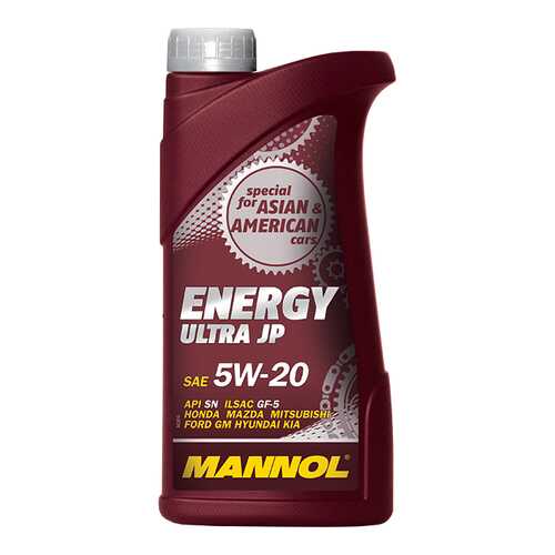 Моторное масло Mannol Energy Ultra JP 5W-20 1л