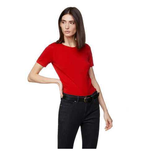 Футболка женская United Colors of Benetton CCC_3GA2E16A0 красная XS