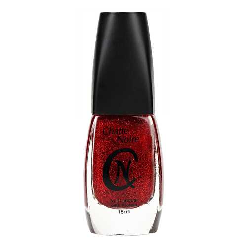 Лак для ногтей Chatte Noire Glitter №514 Красные блестки 15 мл