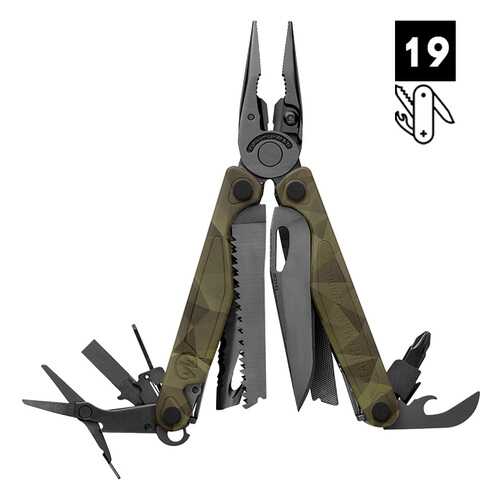 Мультитул Leatherman Charge Plus зеленый 19 опций
