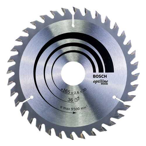 Диск по дереву Bosch STD WO 165x30-36T 2608640603