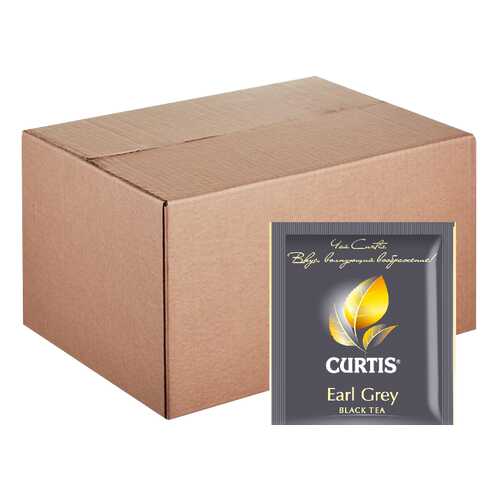 Чай Curtis Earl Grey, черный листовой, с добавками, 200 пакетиков по 2 гр