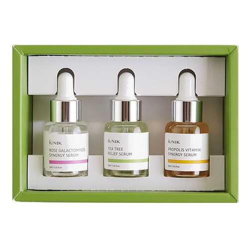 Набор косметики iUNIK Daily Serum Trial Kit (3х15 мл)