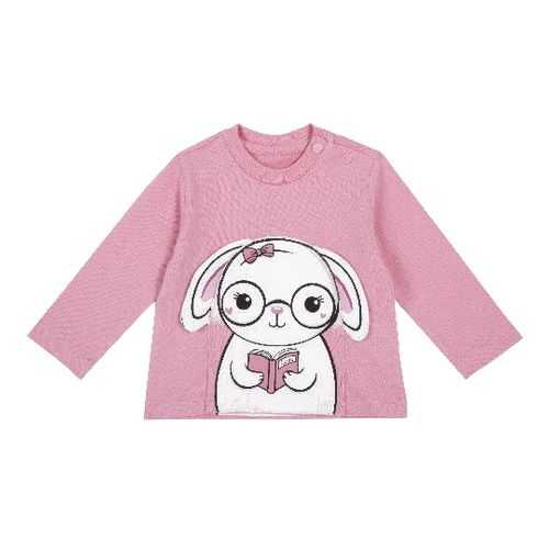Лонгслив Chicco Зайка для девочек р.92 цв.розовый