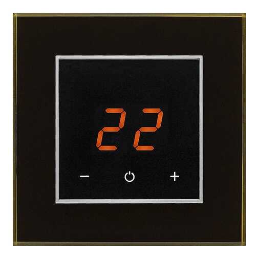 Терморегулятор для теплых полов Aura Technology ORTO 9005 BLACK CLASSIC