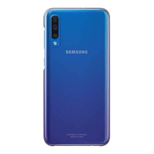 Чехол Samsung для A50 Purple/Transparent