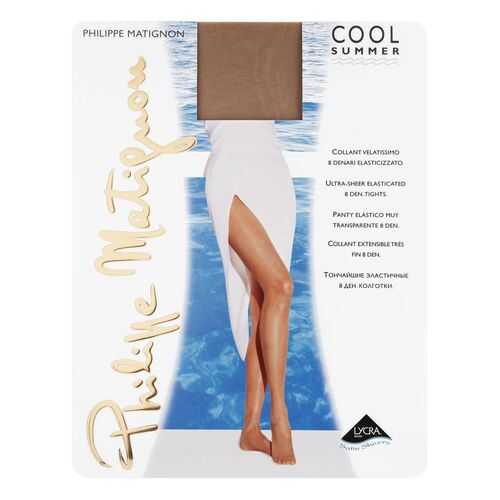 Колготки Philippe Matignon COOL SUMMER 8 / The (Чай) / 4 (L)