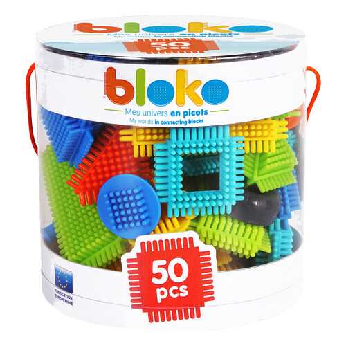 Игольчатый конструктор Bloko. 50 деталей в тубе