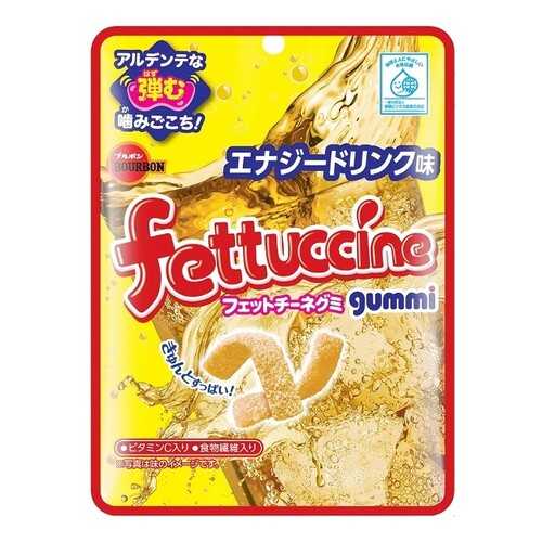 Мармелад жевательный Bourbon Fettuccine Gummi с энергетиком 50 г