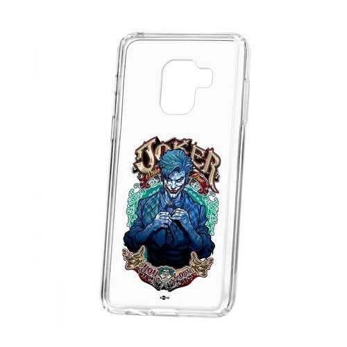 Чехол Kruche Samsung Galaxy A8 2018 (A530) Print Джокер