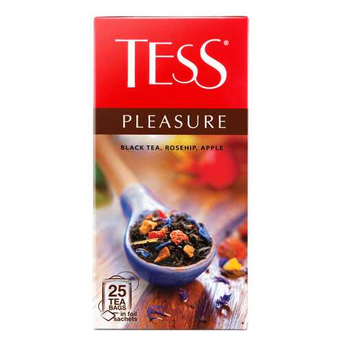 Чай черный Tess Pleasure 25 пакетиков