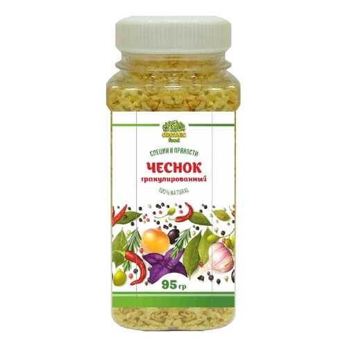Чеснок сушеный Organic Food гранулированный 95 г