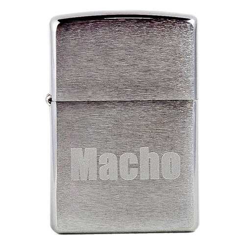 Зажигалка Zippo №200 Macho Brushed Chrome