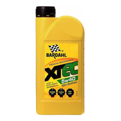 Моторное масло Bardahl XTEC 5W-40 1л