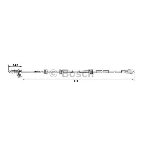 Датчик abs Bosch 0265007790