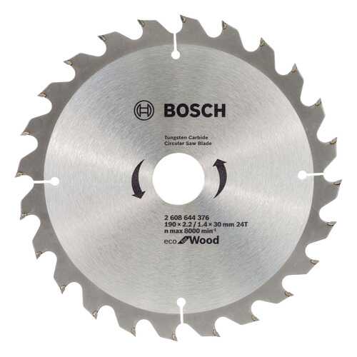 Диск по дереву Bosch ECO WO 190x30-24T 2608644376