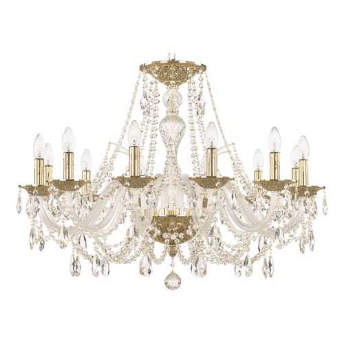 Люстра хрустальная 1605/12/300 G Bohemia Ivele Crystal