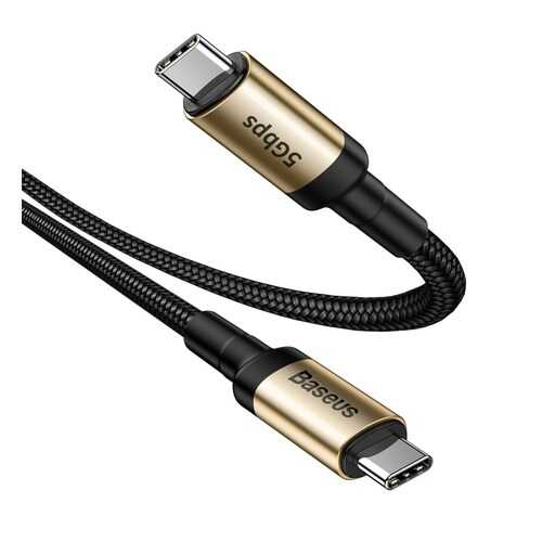 Кабель Baseus Cafule series cable Type-C PD3.1 Gen1 60W 1m Black/Gold (CATKLF-RV1)