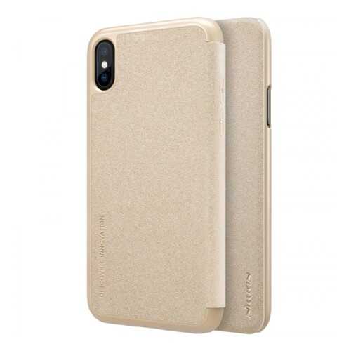 Чехол Nillkin Sparkle Series для Apple iPhone X / XS Gold