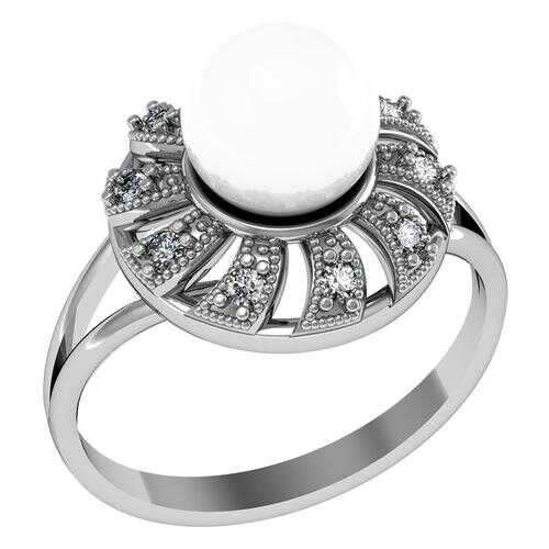 Кольцо женское ПРИВОЛЖСКИЙ ЮВЕЛИР 241852-FA11ZM07 р.19.5