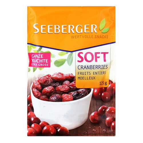 Сухофрукты Seeberger клюква мягкая 125 г