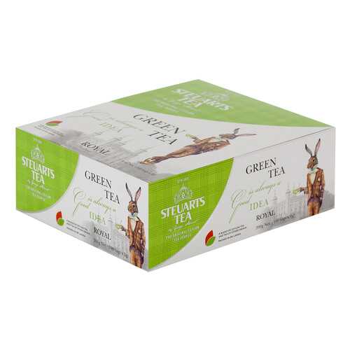 Чай зеленый Steuarts green tea royal 100 пакетиков