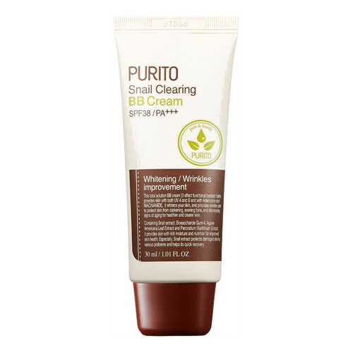 BB средство Purito Snail Clearing BB Cream тон 21 Light Beige