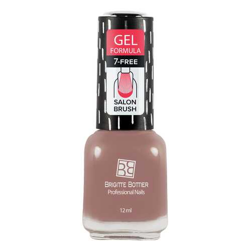 Лак с гелевым эффектом Brigitte Bottier Gel Formula тон 15 розовый латте, 12 мл