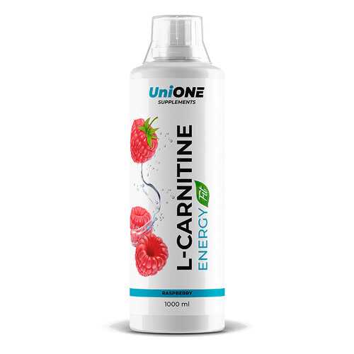 Л-карнитин и гуарана UniONE L-Carnitine Energy Малина (1000 мл)