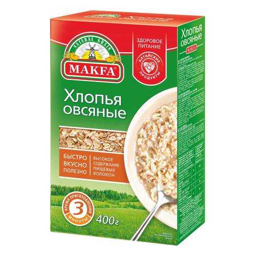 Хлопья Макфа овсяные 400 г