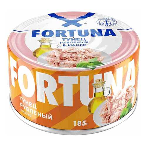 Тунец Fortuna рубленый в масле 185 г