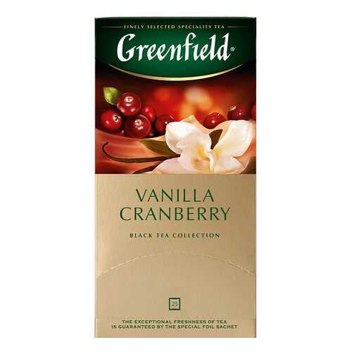 Чай черный Greenfield Vanilla Cranberry 25 пакетиков