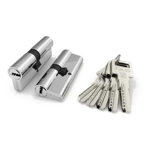 Цилиндровый механизм R600/90 mm /40+10+40/ CP, цвет: хром, 5 ключей