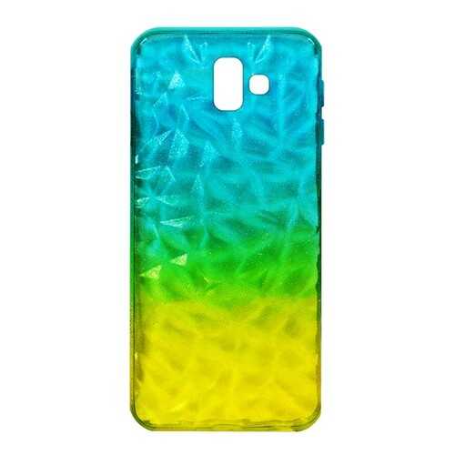 Чехол Crystal Krutoff для Samsung Galaxy J6+ (SM-J610) Yellow/Blue